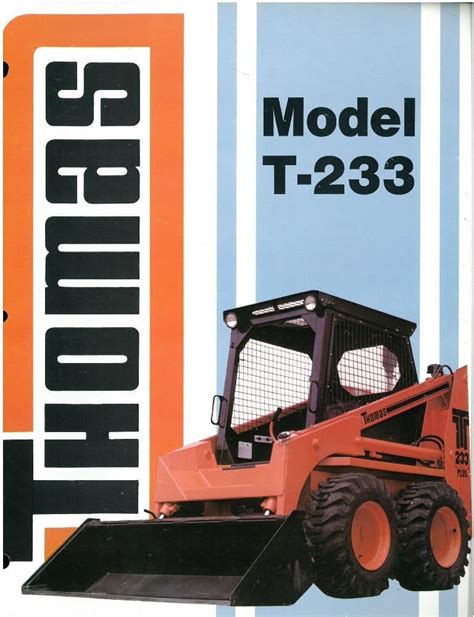 thomas skid steer 233 specs|thomas t 233 specs.